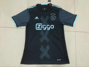 Ajax Soccer Jersey Away Black 2016 2017