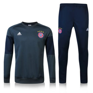 Bayern Tracksuit Grey 2016 2017