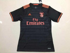 Benfica Soccer Jersey Away Black 2016 2017