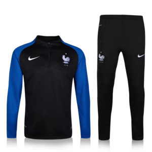 France Tracksuit Black 2016 2017