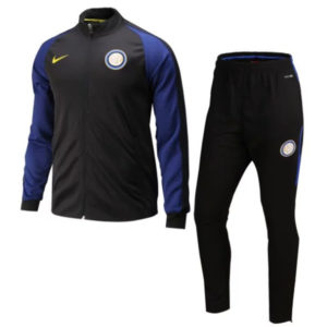 Inter Milan Jacket with Pants Black 2016 2017 2