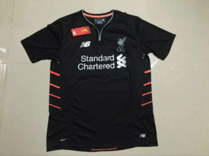 Liverpool Soccer Jersey Away Black 2016 2017