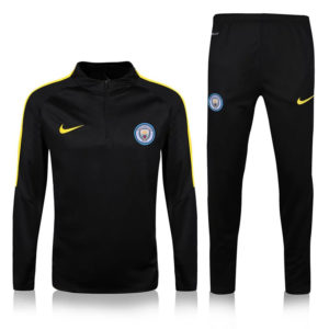 Manchester City Tracksuit Black 2016 2017