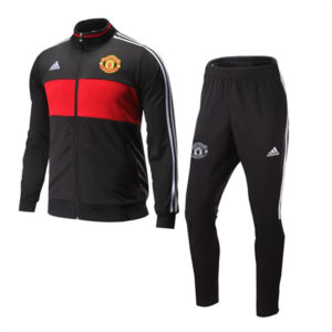 Manchester United Jacket with Pants Black 2016 2017