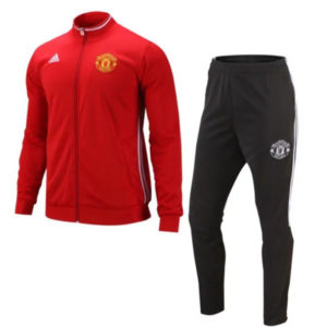 Manchester United Jacket with Pants Red 2016 2017