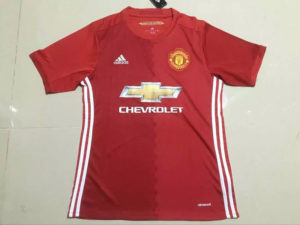 Manchester United Soccer Jersey Home Red 2016 2017