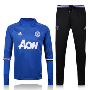 Manchester United Tracksuit Blue 2016 2017