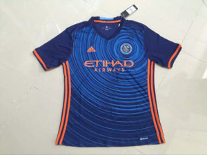 New York City Soccer Jersey Away Blue 2016 2017