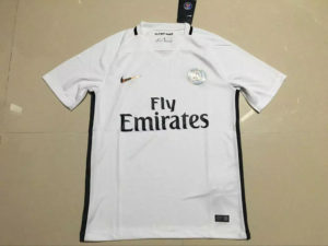 PSG Soccer Jersey Third White 2016 2017