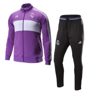 Real Madrid Jacket with Pants Purple 2016 2017