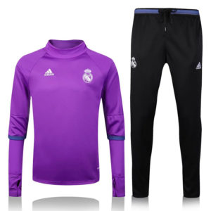 Real Madrid Tracksuit Purple 2016 2017 2