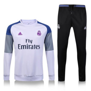 Real Madrid Tracksuit White 2016 2017