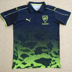 Arsenal POLO Black with Green camouflage 2017 2018