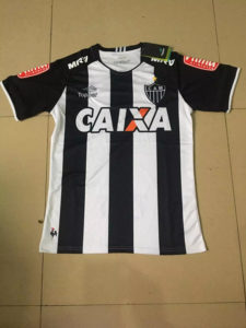 Atletico Mineiro Soccer JERSEY Home Black White 2017 2018