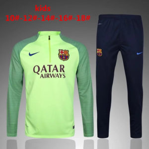 Barcelona Kid Tracksuit Green 2016 2017