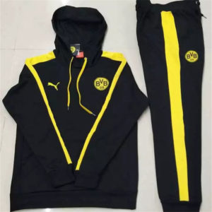 Dortmund Tracksuit Black Hoodie 2016 2017