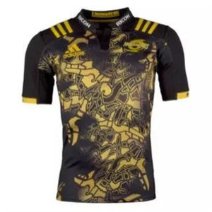 Hurricane Special Version Black Yellow Rugby 2017 Size S to 3XL