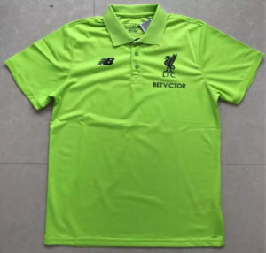 Liverpool POLO Fluorescent green 2017 2018