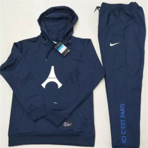 PSG Tracksuit Blue Hoodie 2016 2017