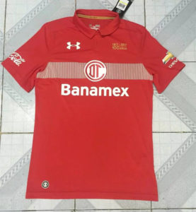 Toluca Jersey Red 2017 2018