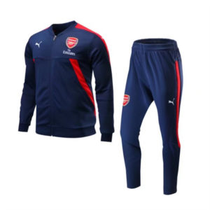 Arsenal Soccer Jacket Set Blue 2017 2018