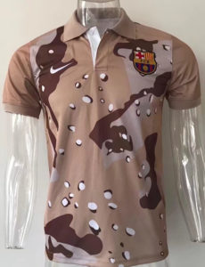 Barcelona POLO Brown camouflage 2017 2018