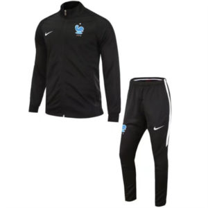 France Soccer Jacket Set Black 2017 2018