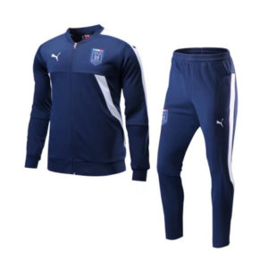 Italy Soccer Jacket Set Blue 2017 2018