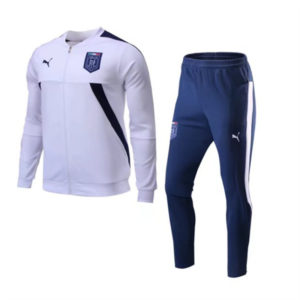 Italy Soccer Jacket Set White 2017 2018