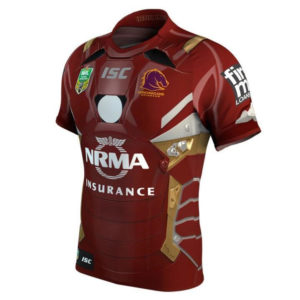 Broncos Iron Man Red Rugby 2017 Size S to 3XL