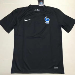 France Soccer JerseyThird Black 2017 2018