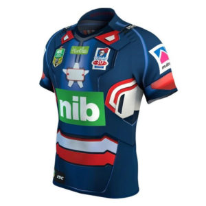 Newcastle Knights Blue Rugby 2017 Size S to 3XL