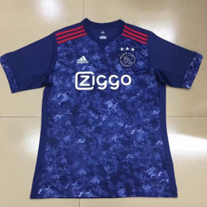 Ajax Soccer Jersey Away Blue 2017 2018