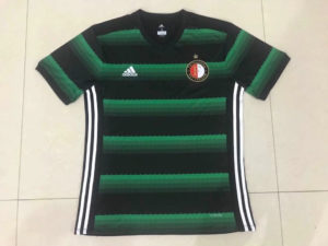 Feyenoord Rotterdam Soccer Jersey Away Green 2017 2018