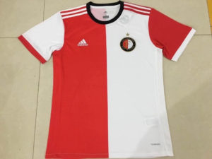 Feyenoord Rotterdam Soccer Jersey Away Red White 2017 2018