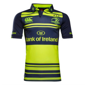 Irish Leinster Fluorescent Green Blue Rugby 2017 Size S to 3XL