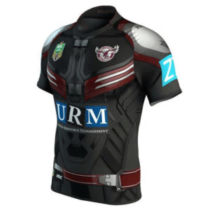 Manly Seahawks Hero Grey Rugby 2017 Size S to 3XL