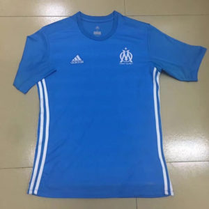 Marseille Soccer Jersey Away Blue 2017 2018