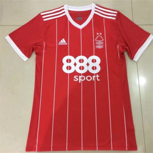 Notting Hansen Soccer Jersey Home Red White 2017 2018