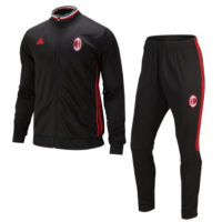 AC Milan Jacket with Pants Black 2016 2017