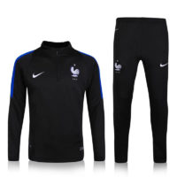 France Tracksuit Black 2016 2017 2