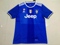 Juventus Soccer Jersey Away Blue 2016 2017