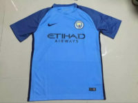 Manchester City Soccer Jersey Home Blue 2016 2017