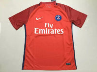 PSG Soccer Jersey Away Red 2016 2017