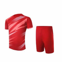 A007 Custom Logo Soccer Jersey Red