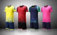 B006 Custom Logo Soccer Jersey Full Kit Multi Color 4