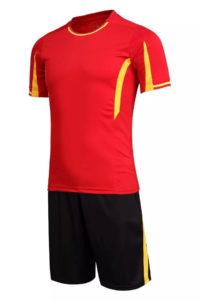 B022 Custom Logo Soccer Jersey Full Kit Red