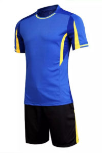 B023 Custom Logo Soccer Jersey Full Kit Blue