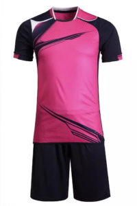 B030 Custom Logo Soccer Jersey Full Kit Pink