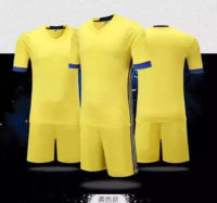 C002 Custom Logo Soccer Jersey Full Kit Yellow